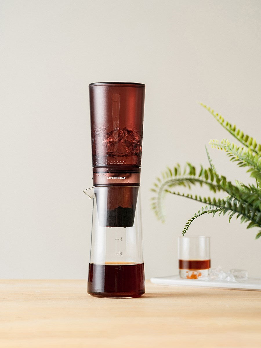 Cold Brew Drip Coffee Maker with Ice Drip Pot